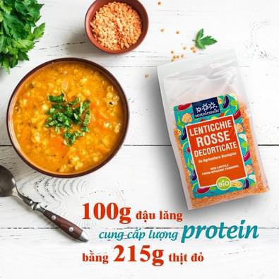 [HCM]Đậu lăng đỏ hữu cơ Sotto 500g