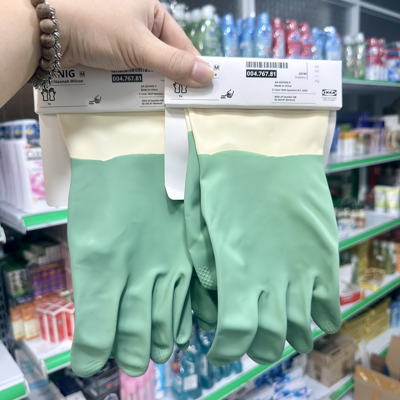 Găng tay ikea rinnig thái lan