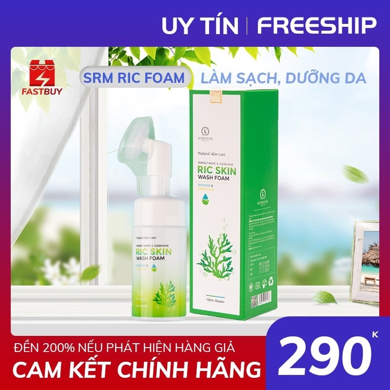 COMBO ĐẸP DA CAO CẤP RIC SKIN TẢO SÂM