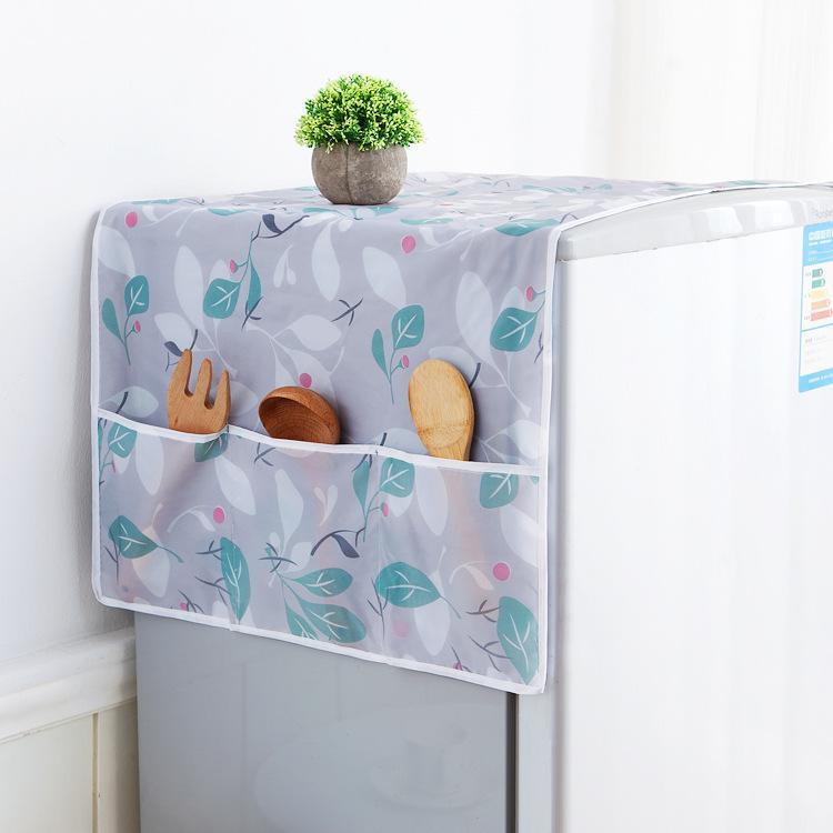 Tấm Phủ Tủ Lạnh Chống Thấm Có Ngăn Đựng Đồ Cao Cấp - Tấm phủ máy giặt, Phủ máy giặt, Tấm chống bụi chống nắng, Gia dụng, Gia dụng tiện ích, Gia dụng cao cấp, Tấm bạt, Vải lớn