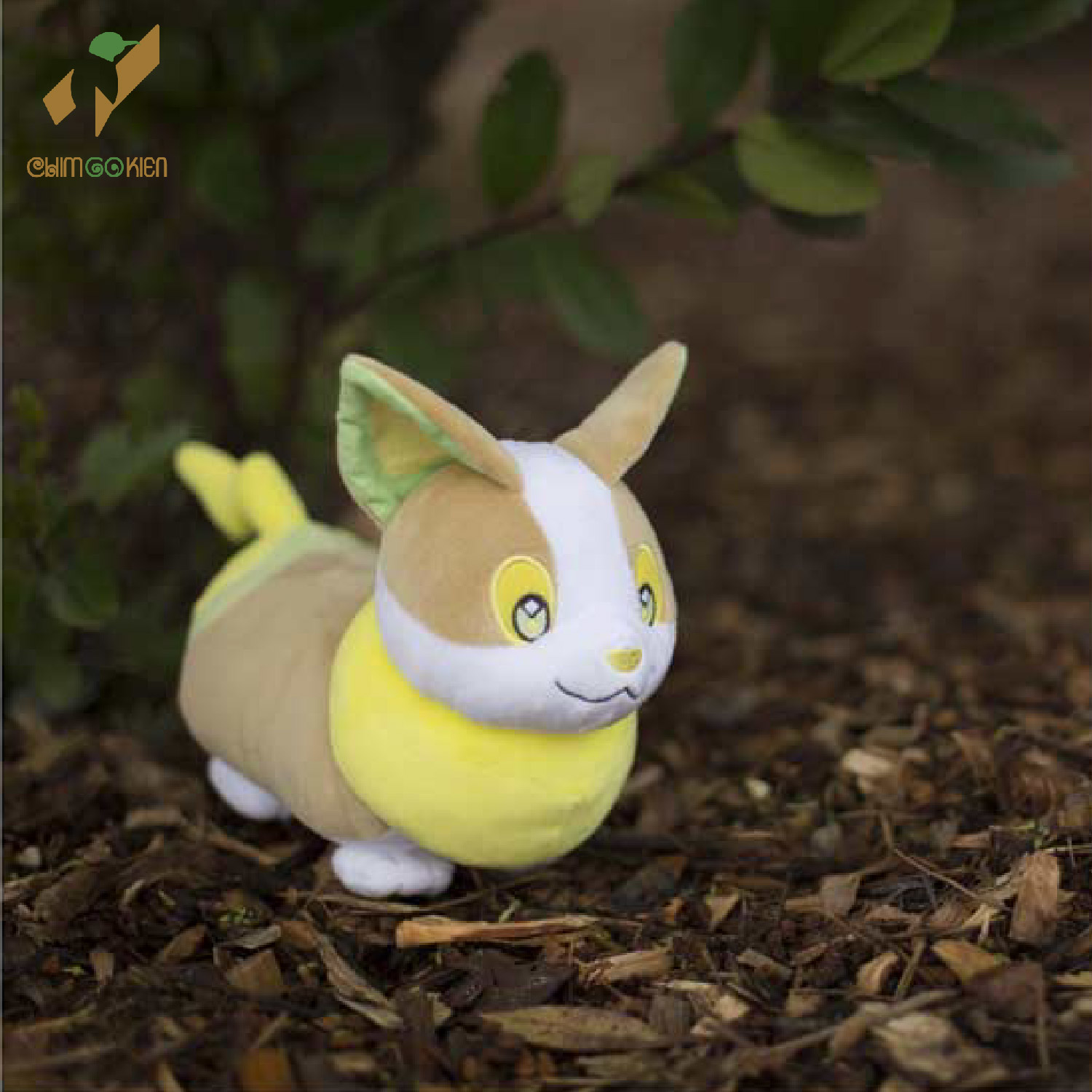 (MỚI)Gấu bông pokemon Wanpachi(Yamper) 22cm