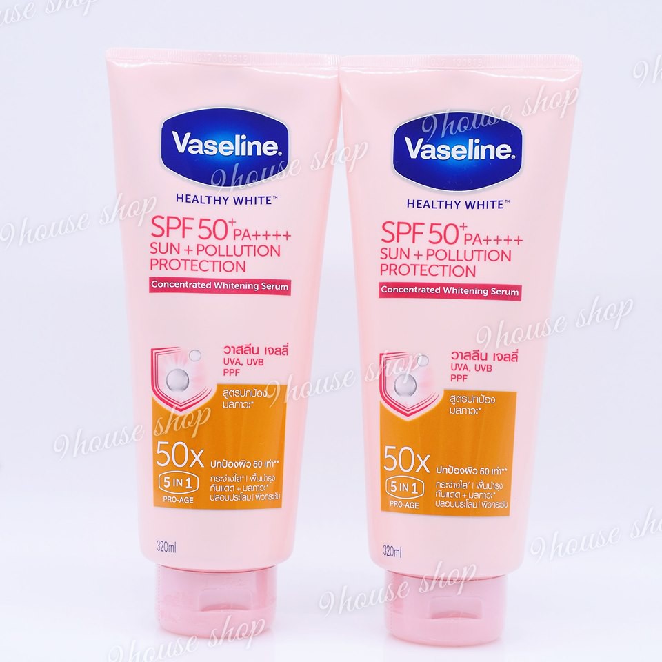Kem dưỡng da chống nắng Vaseline 50X Thái Lan (320ml)
