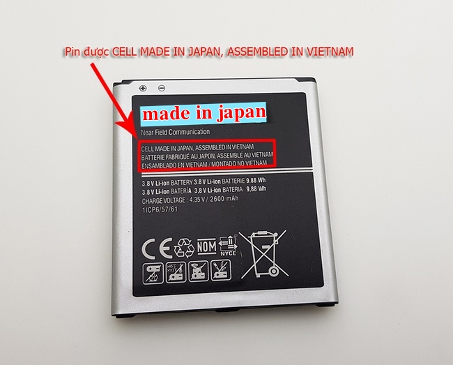 Pin samsung galaxy J5-2015 (J500)/G530/J2-Prime