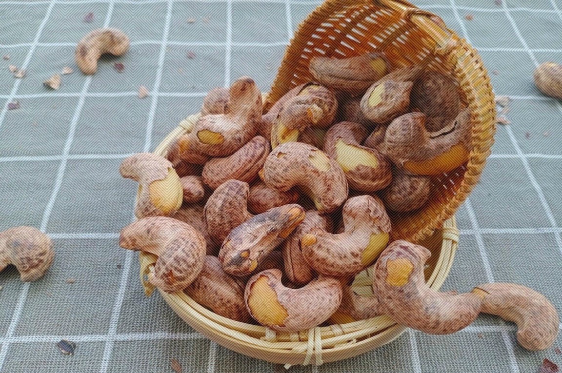 500GRAM HẠT ĐIỀU RANG MUỐI NGUYÊN LỤA BÌNH PHƯỚC