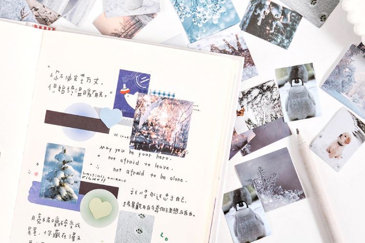 Bộ 46 Sticker Băng Tuyết Tuyệt Đẹo E111