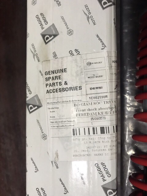 Phuộc trước xe Vespa Sprint đời ABS