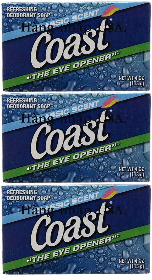 Combo 3 cục xà bông Coast 113g X 3 cục - USA