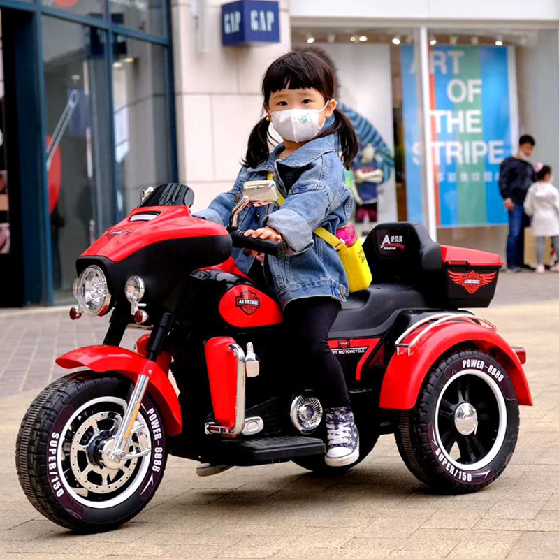 [Trả góp 0%] Xe máy điện trẻ em 3 bánh cao cấp ABM 5288 - Xe mô tô điện trẻ em cỡ đại - siêu xe cực ngầu cho bé