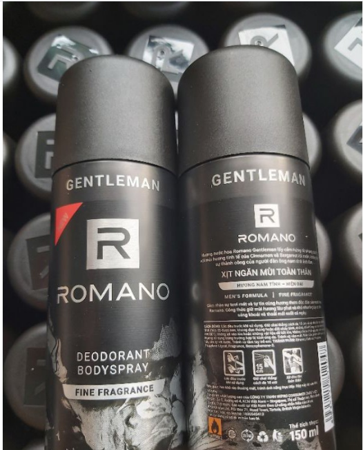ROMANO - COMBO XỊT KHỬ MÙI GENTLEMAN 150ML