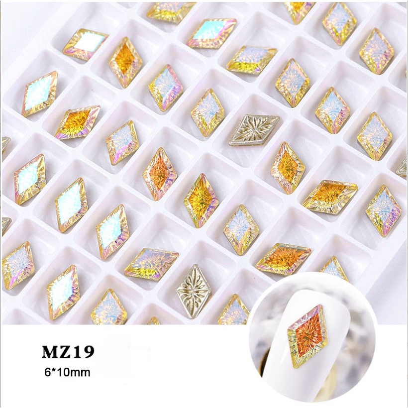Đá khối nail trang trí móng