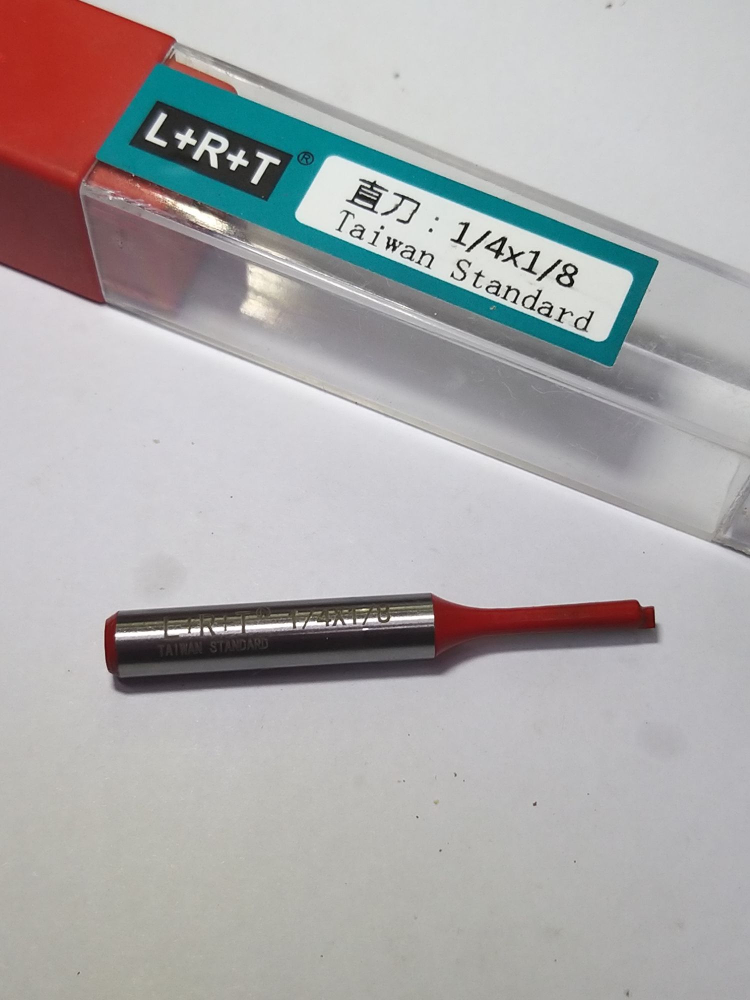 [HCM]Mũi Phay Gỗ Thẳng 1/4 x 1/8 (Đỏ)