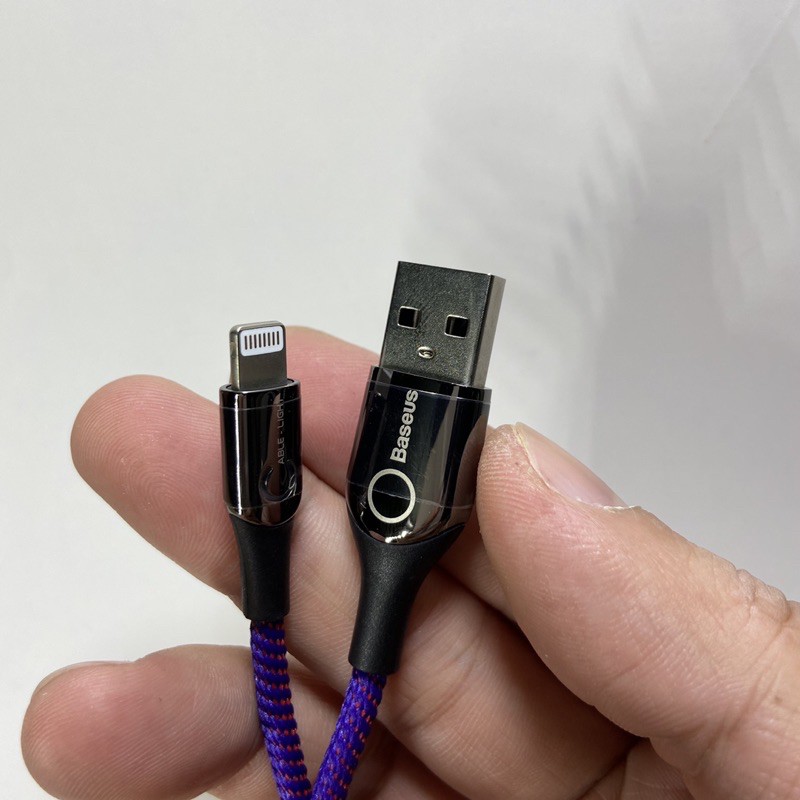[GIAO HÀNG NHANH] Cáp sạc nhanh Baseus tự ngắt thông minh (TypeC/Linghtning)