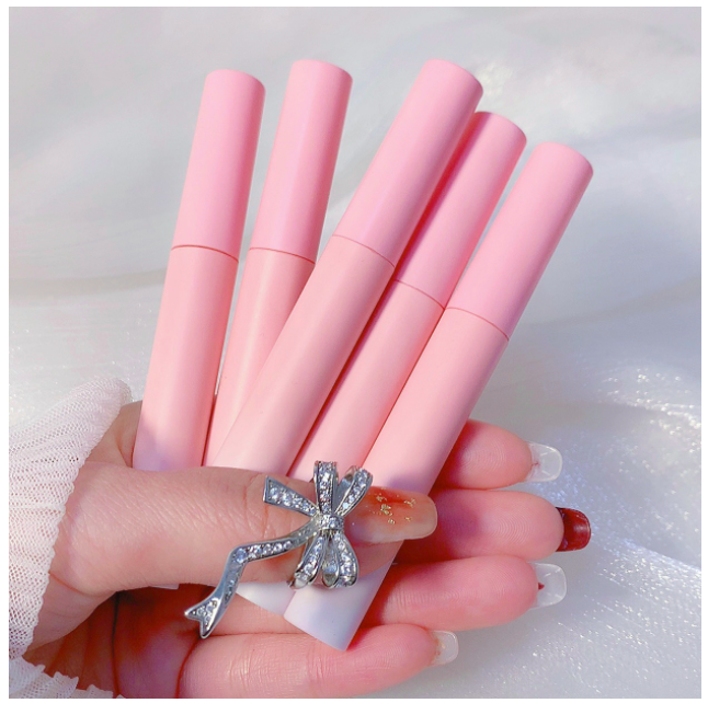 Set 5 Cây Son VONGEE Thỏ Hồng Mịn Mượt Như Nhung Và Không Khô Môi | Set 5 cây son môi kem lì Vongee vỏ hồng mẫu mới cực hot, chất son lâu trôi, mềm môi. Son nội địa trung giá rẻ học sinh |
