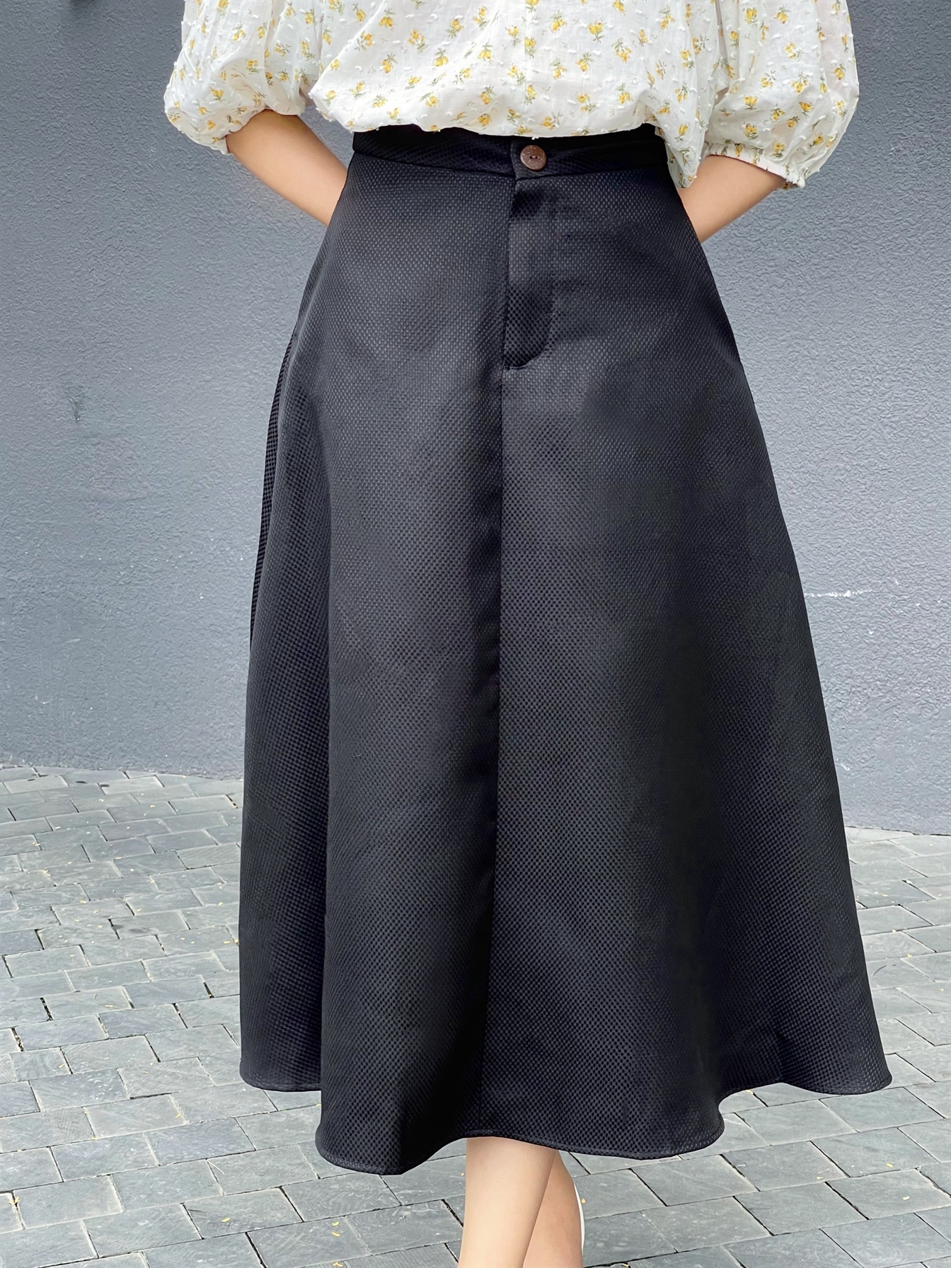 Chân Váy Xoè Basic - Đen [CV018 - Senbe Clothing]