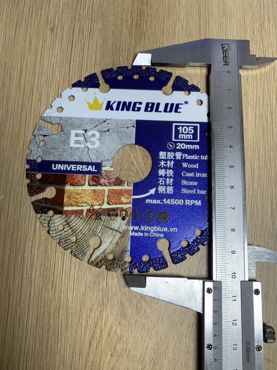 Lưỡi cắt gạch đá sắt gỗ đa năng tiện dụng thương hiệu King Blue chất lượng