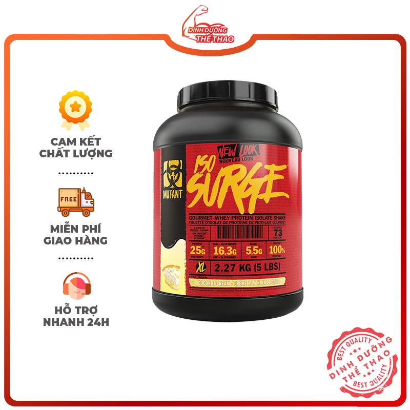 MUTANT ISO SURGE Sữa Tăng Cơ Iso Surge 5lbs