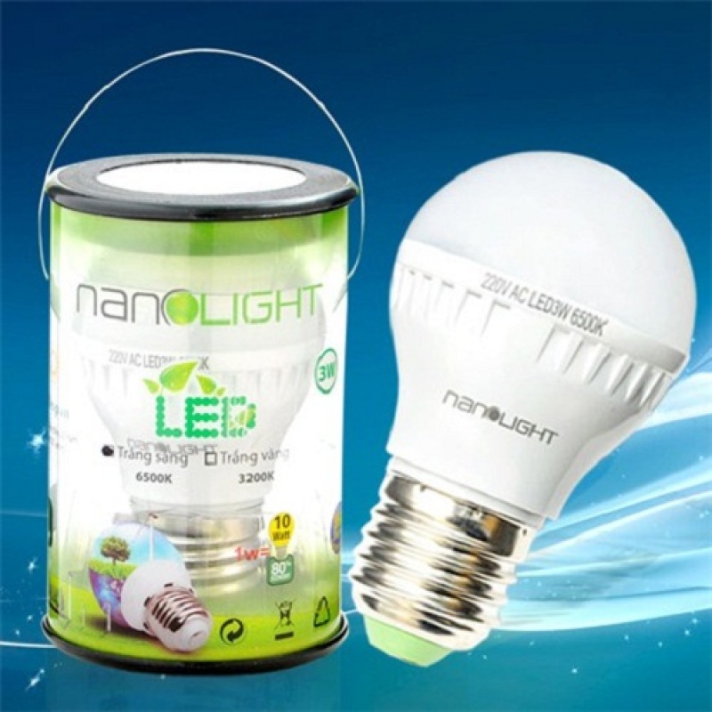 Bóng Đèn Led Tiết Kiệm Điện Nanolight 3W