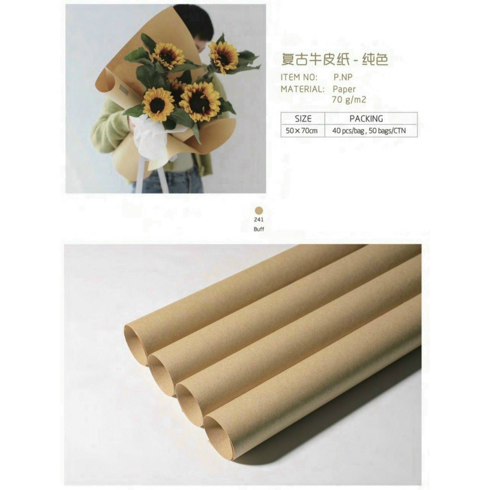 GIẤY GÓI GÓI HOA , GÓI QUÀ,tờ 50x70cm