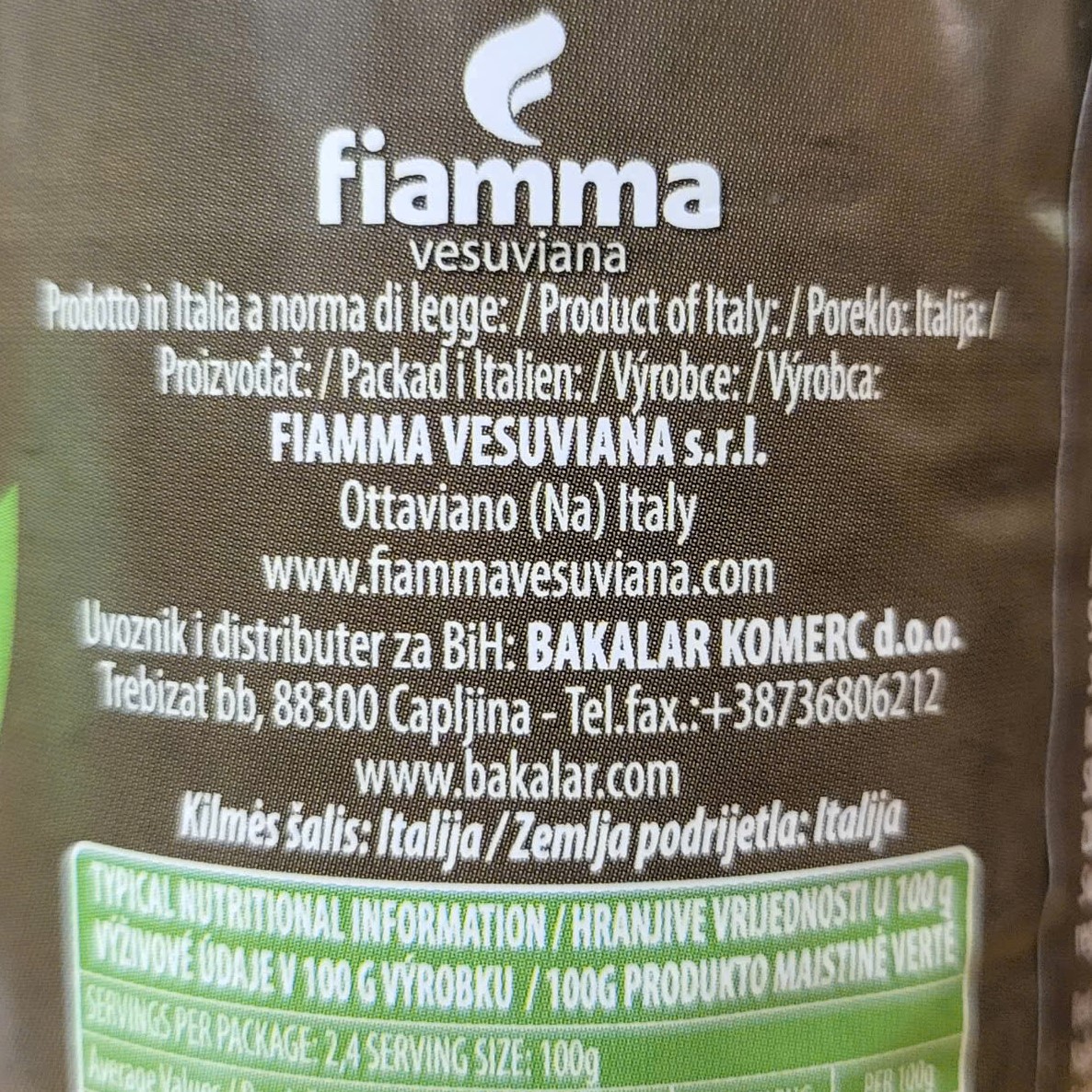 FIAMMA - Lon 400g - ĐẬU ĐỎ ĐÓNG HỘP / Ý / VESUVIANA Red Kidney Beans (HALAL)