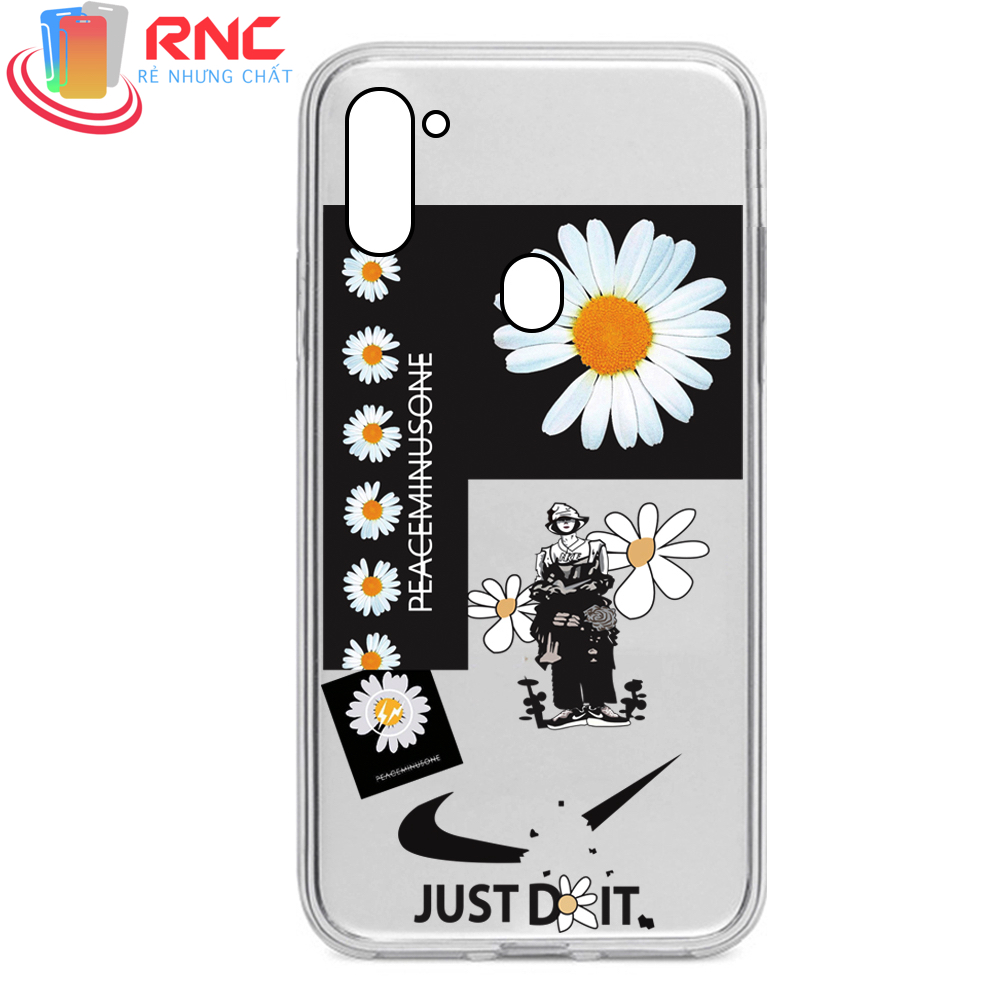 [HCM]Ốp lưng Xiaomi Redmi Note 8 Hoa Cúc Peaceminusone dẻo trong Silicone in hình(sản phẩm có 6 mẫu)