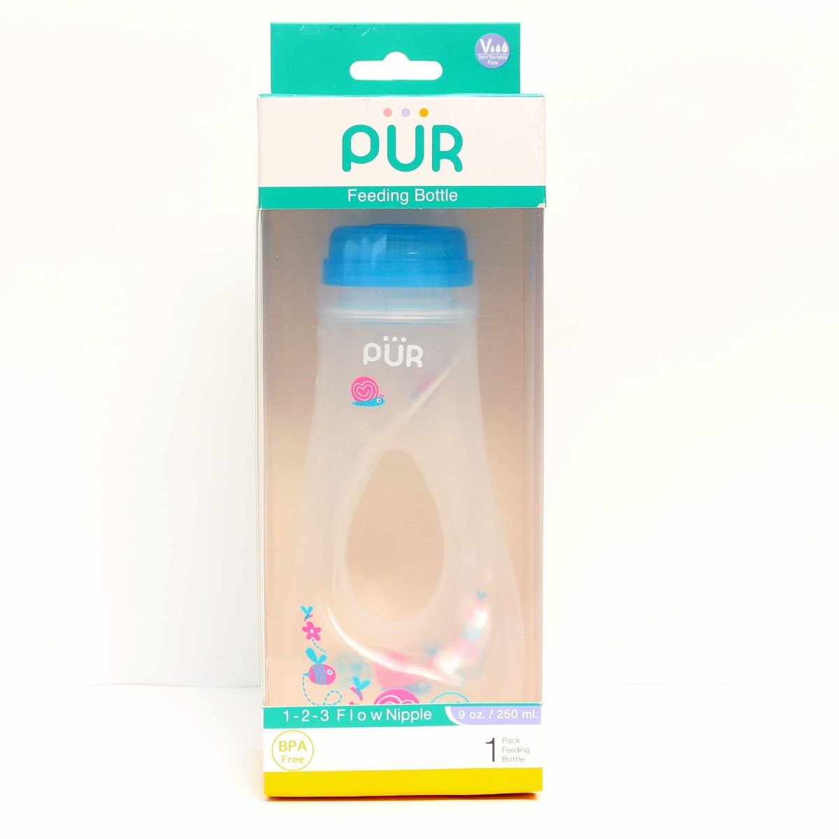 Bình sữa Gripper Pur 120ml không chứa BPA (1115)