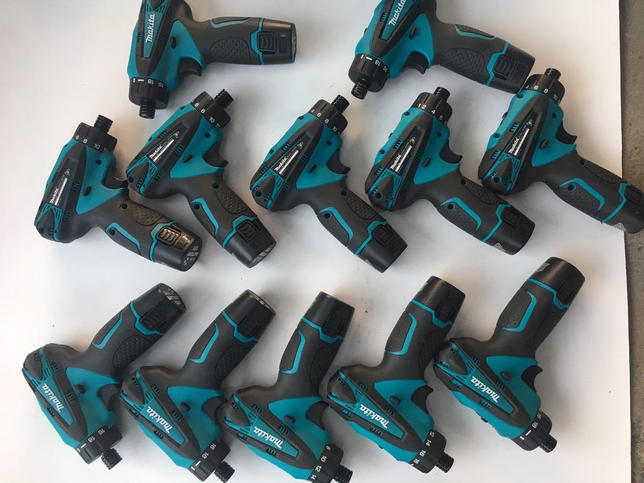 máy khoan pin makita 12v 2 pin chuyên vít ,khoan bắn vít không dây , khoan cầm tay