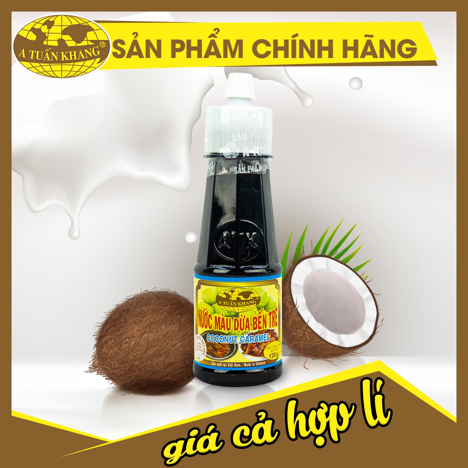 Nước màu dừa(nước hàng dừa) kho cá thịt Bến Tre 120g