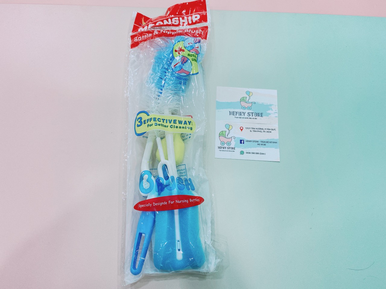 Cọ rửa bình sữa 4 chi tiết