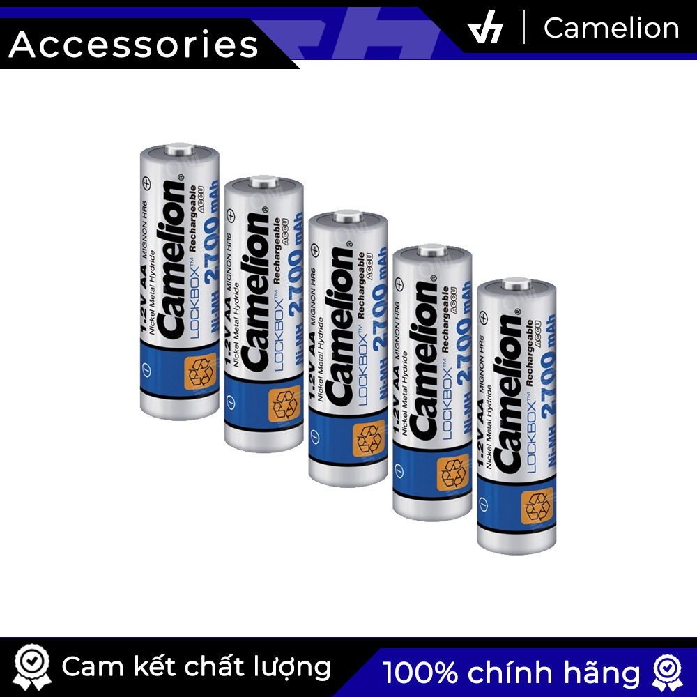 8x Pin sạc Camelion AA dung lượng 2700mAh (Tem hợp lực)