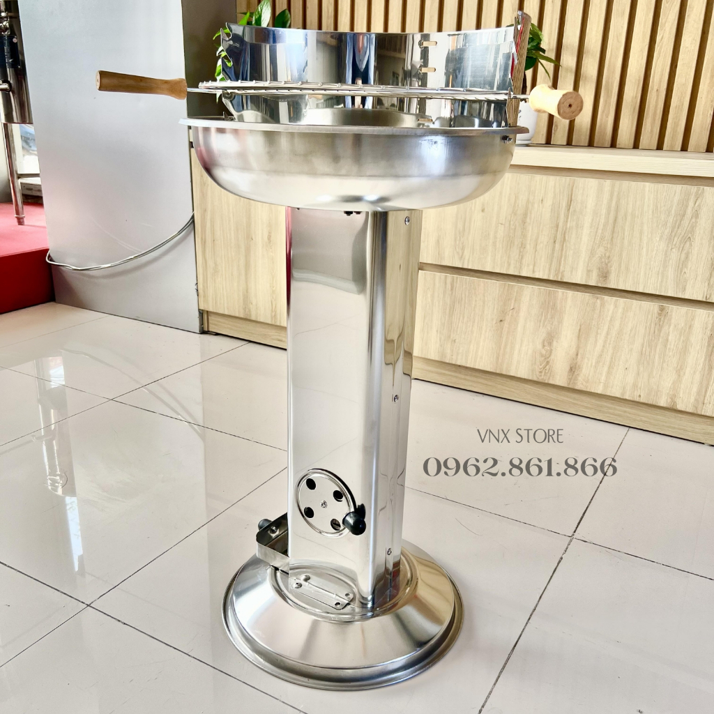 BẾP NƯỚNG THAN HOA INOX CK242.