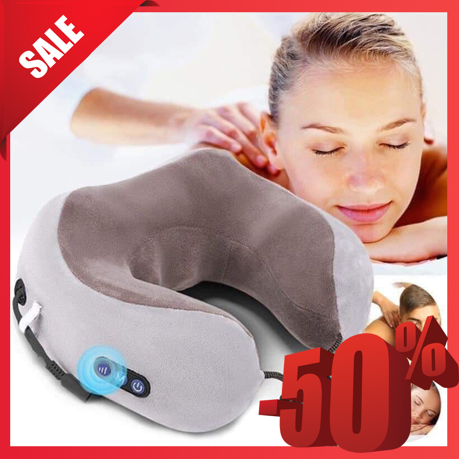 [HCM]Gối masage cổ vai gáy Máy masage rung gối giảm đau nhức gối ngủ văn phòng gối massage trị liệu gối mát xa cổ vai gáy chữ U gối mát xa cổ cao cấp gối mát xa sạc pin nhiều chế độ sảng khoải khi đau mỏi vai gáy