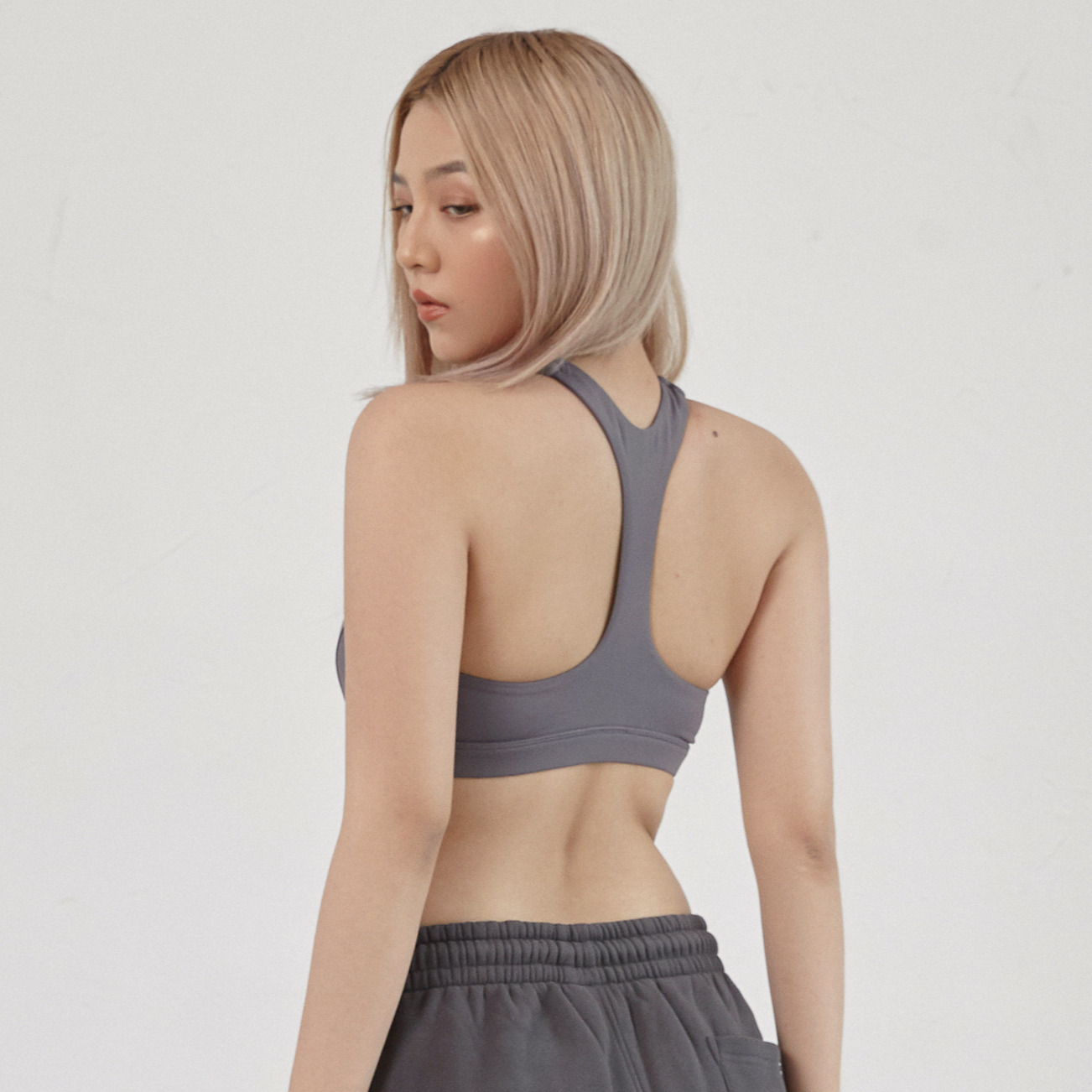 Áo ngực thể thao RYACTIVE -  Y SPORTBRA Grey