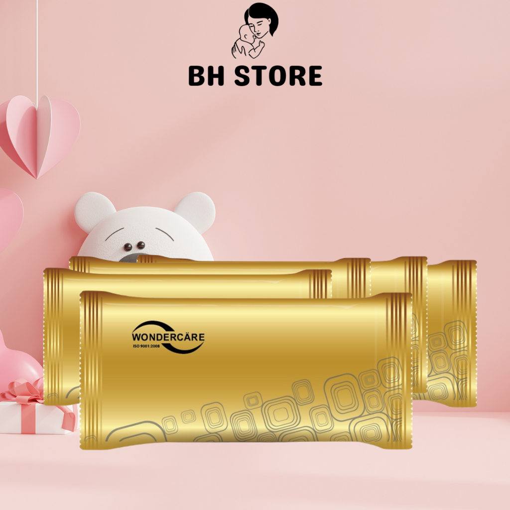 Combo 50 cái Khăn lạnh Wondercare loại dày, đẹp - ( mỗi bịch 1 cái riêng lẻ)