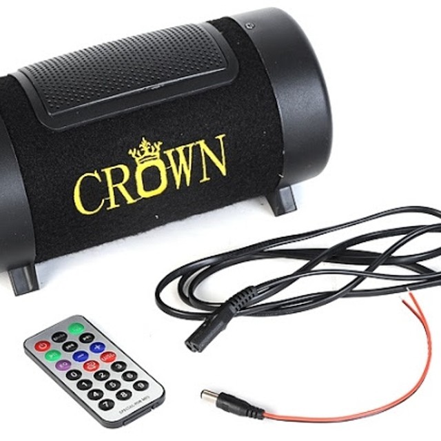 [HCM]Bộ Loa phát nhạc Crown số 4 Có Bluetooth (Đen)