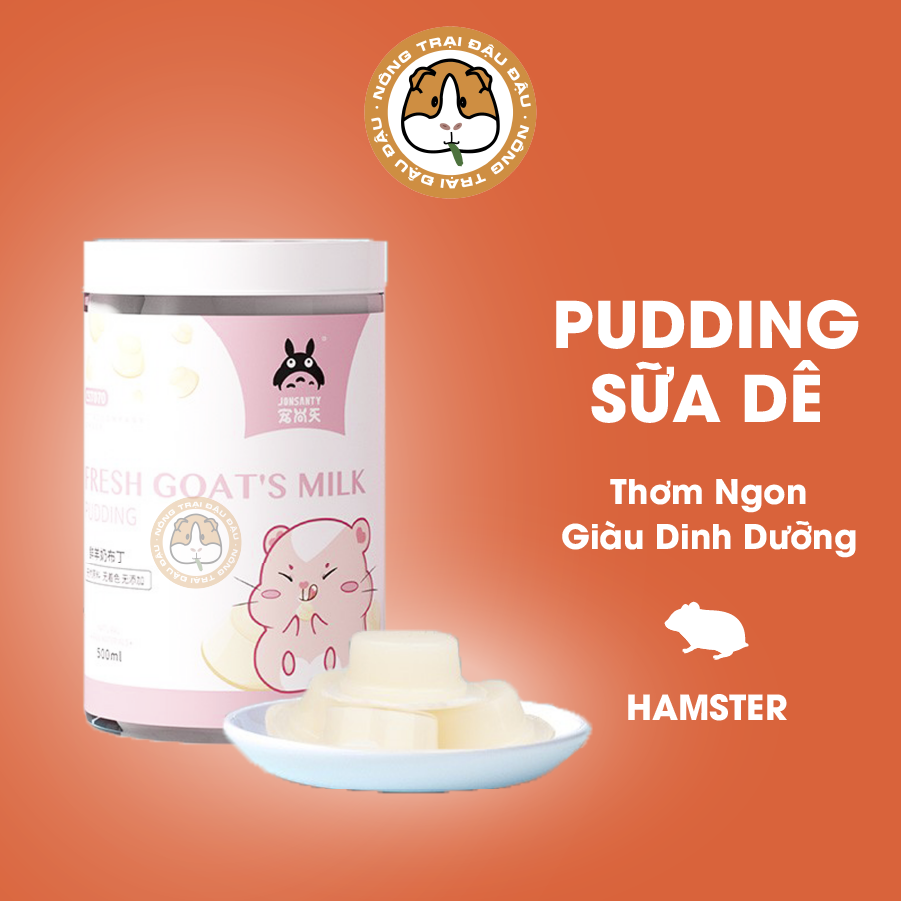 Pudding Sữa Dê Vỗ Béo Cho Hamster, Sóc Bay, Nhím