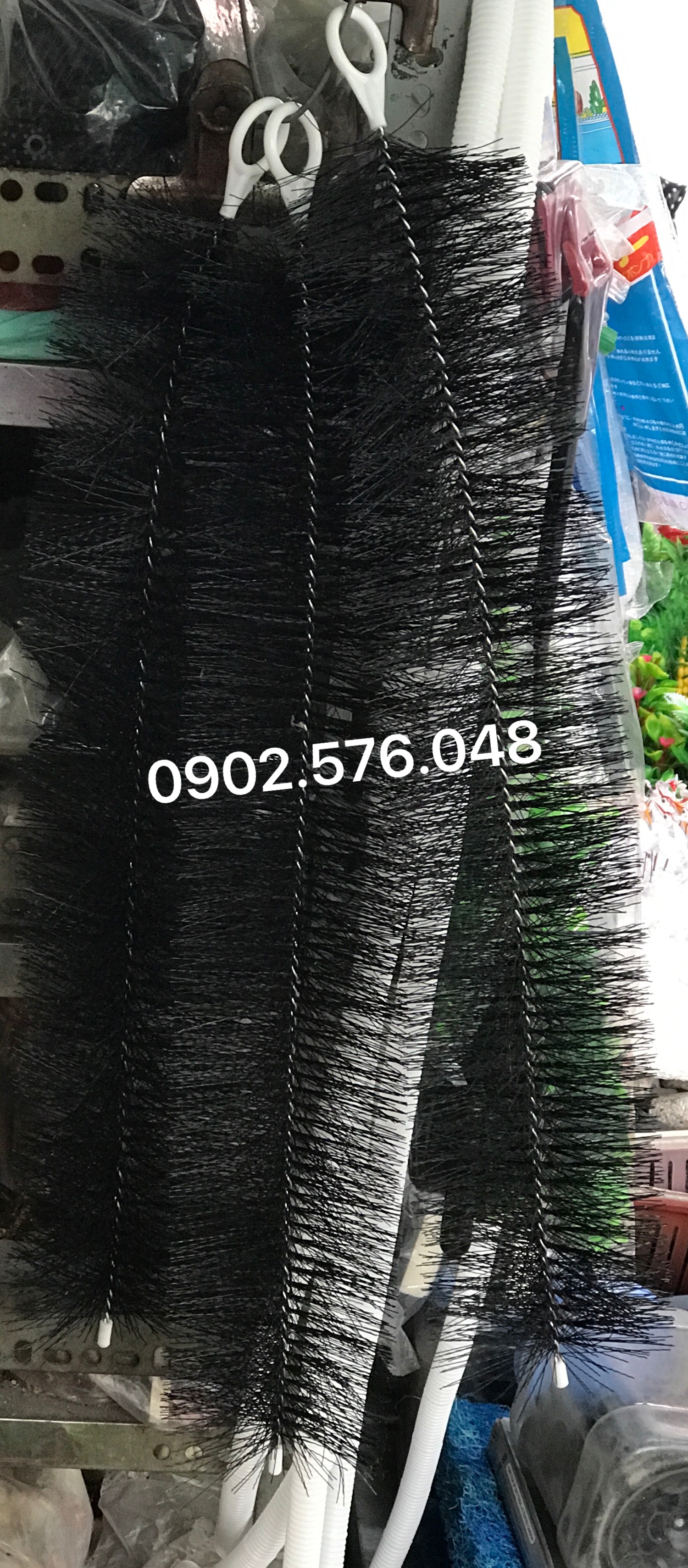 [HCM]Chổi lọc hồ cá 60cm màu đen