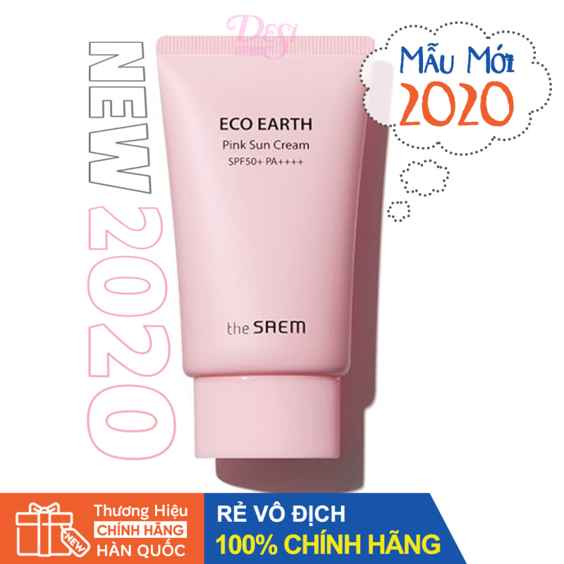[Mẫu Mới 2020] Kem Chống Nắng the SAEM Eco Earth Power Sun Cream SPF50+ PA++++