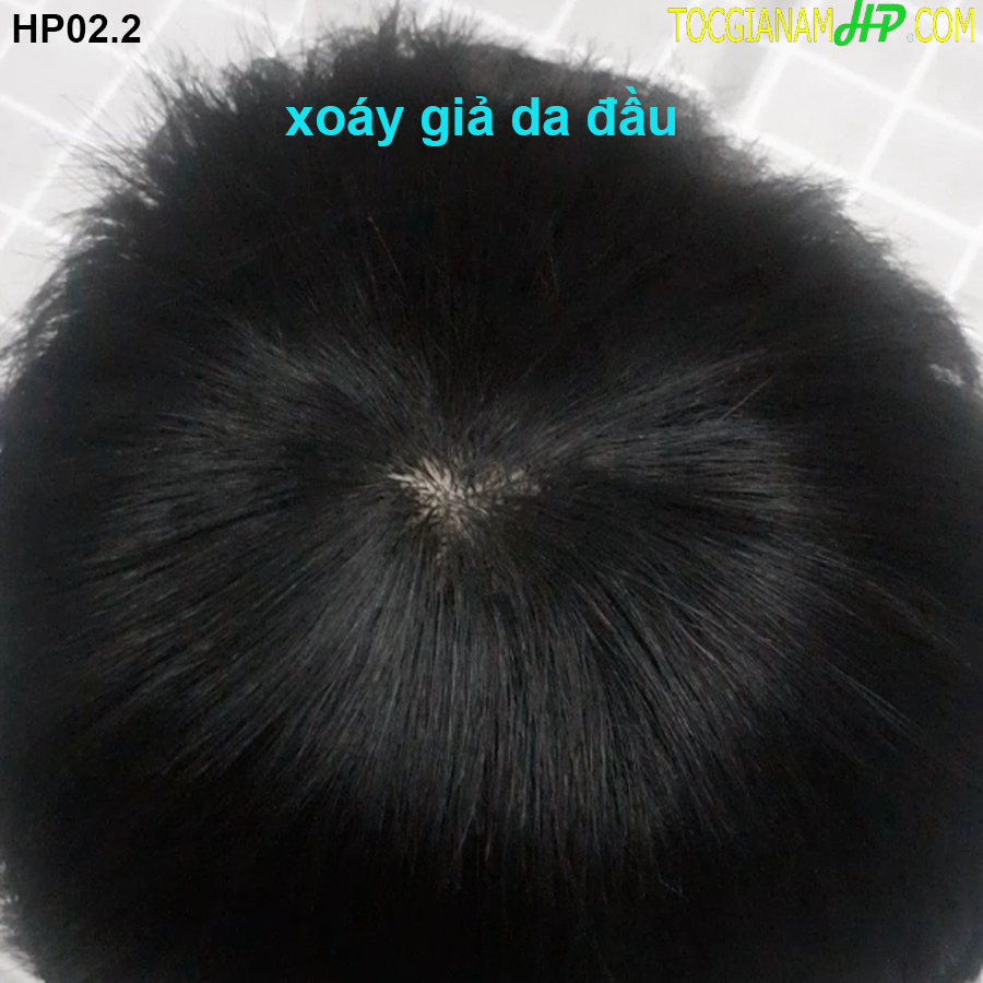 Tóc giả nam nguyên đầu, làm từ tóc thật