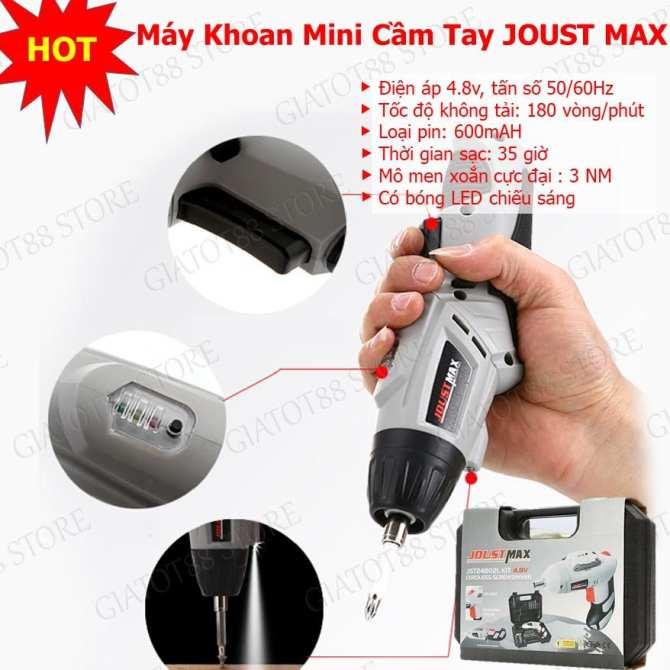 Bộ máy khoan JOUST MAX ( Có video )