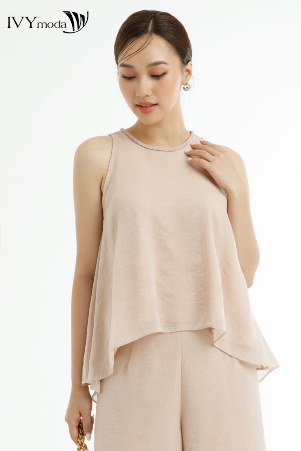 Set áo lụa 2 lớp (kèm quần) IVY moda MS 15T0195
