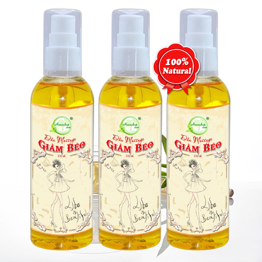 Dầu Massage Giảm Béo mỡ bụng 50ml - Henashop