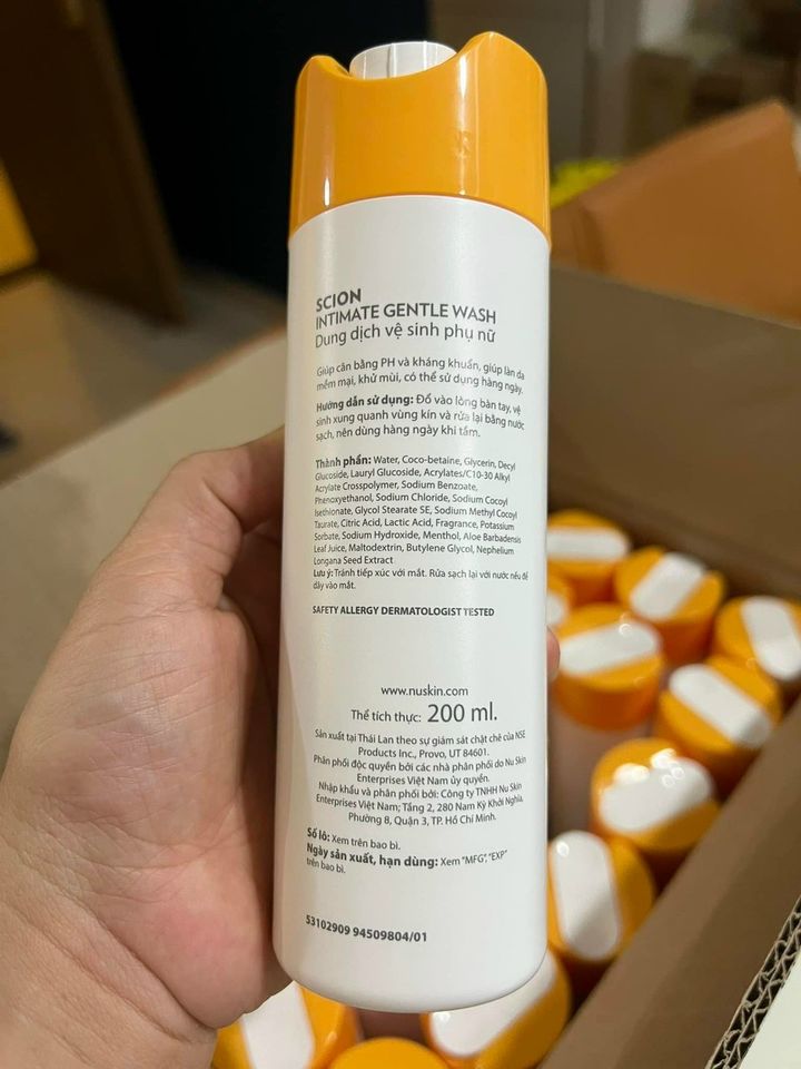 DUNG DỊCH VỆ SINH PHỤ NỮ SCION NUSKIN