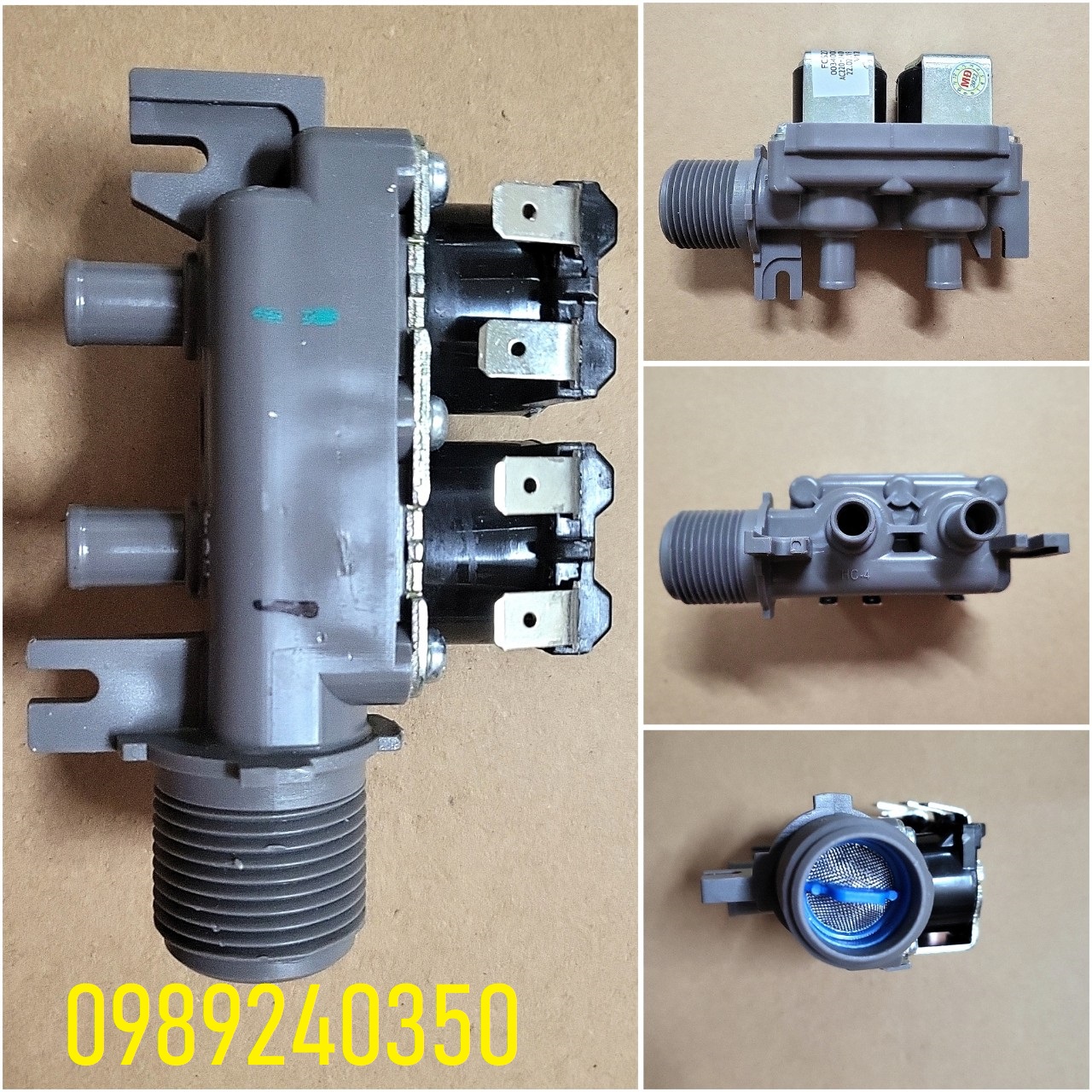 Van cấp đôi máy giặt Aqua cửa ngang mới chính hãng