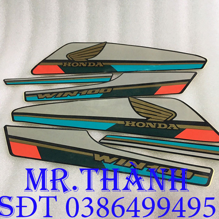 Bộ Tem 3 Lớp Xe Win 100 Đời 96