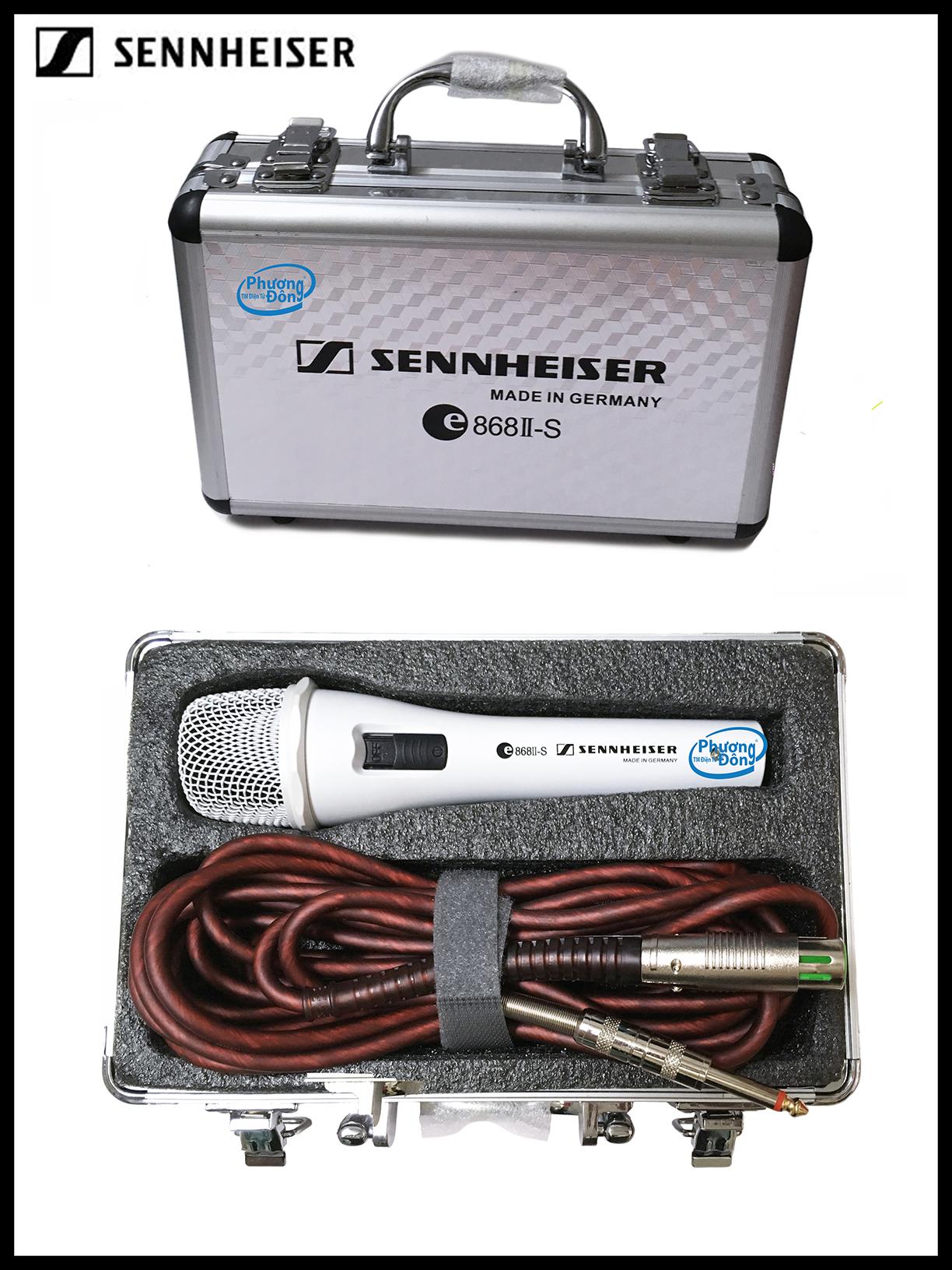 Micro Sennheiser E868II-S có dây karaoke cao cấp