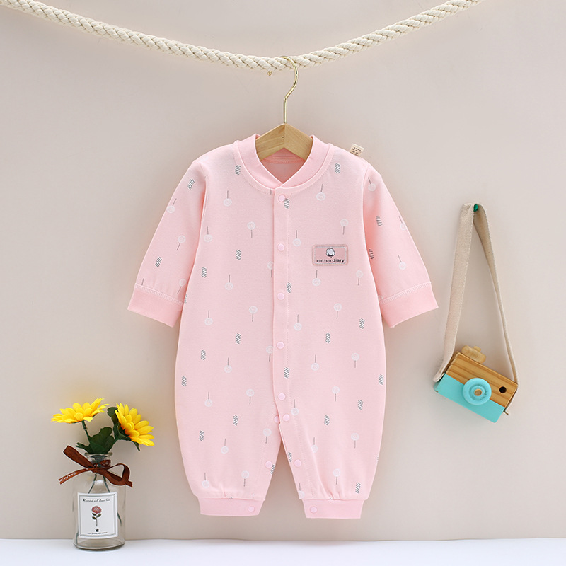 Body liền thân, bodysuit dài tay cotton họa tiết bình sữa cho bé trai và bé gái sơ sinh từ 3-13kg, hàng đẹp xuất Hàn