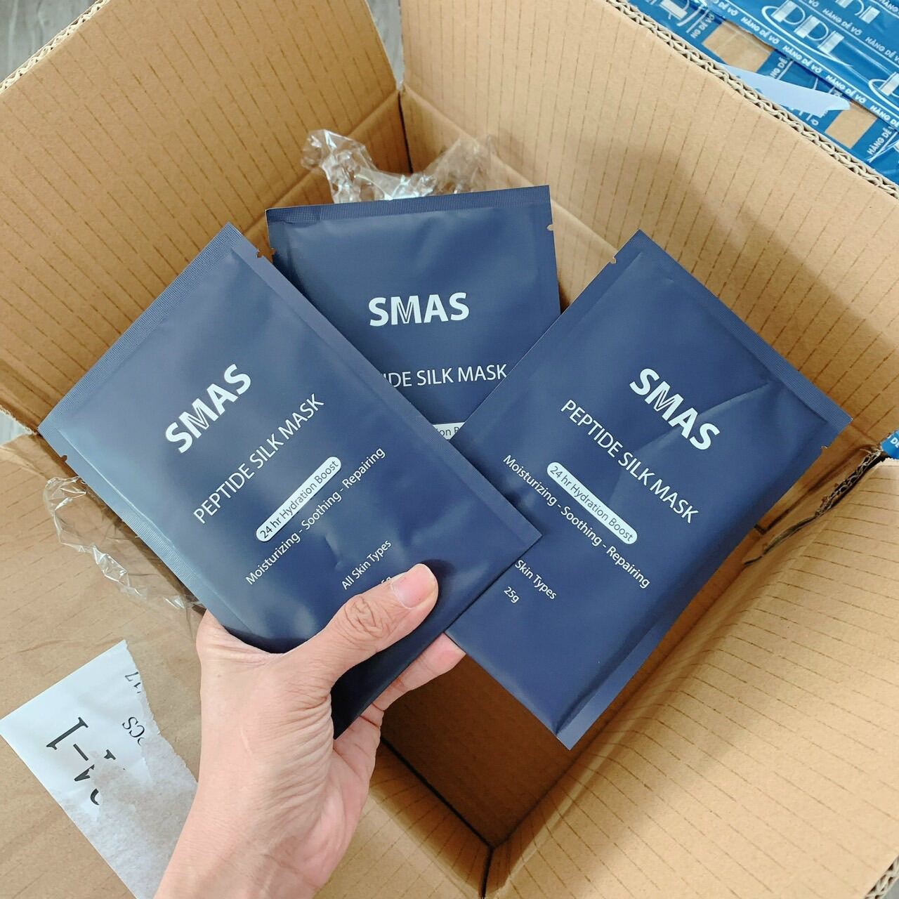 [FreeshipMAX] Combo Mặt Nạ SMAS Peptide Silk Mask 10 Miếng