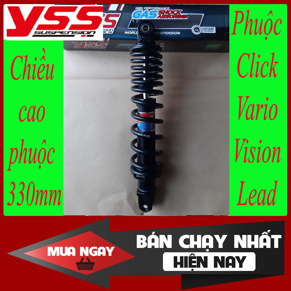 Phuộc YSS HYBRID Click/Vario/Vision/Lead/ SCR 125/150