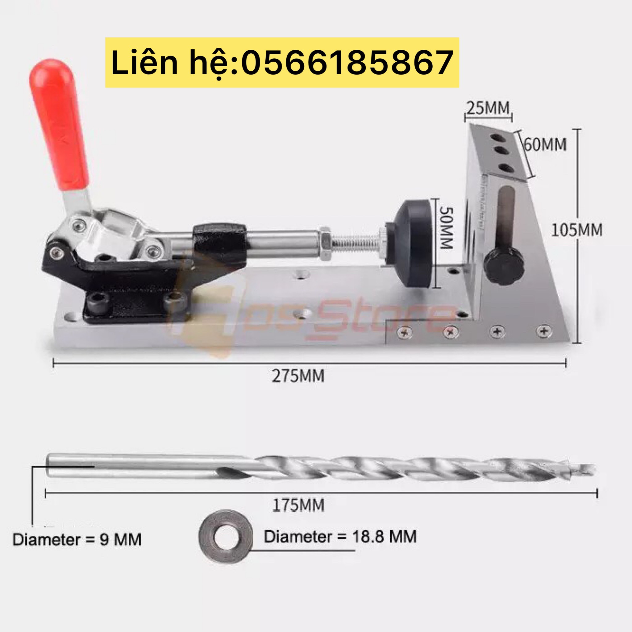 Bộ cữ khoan chéo khoan xéo