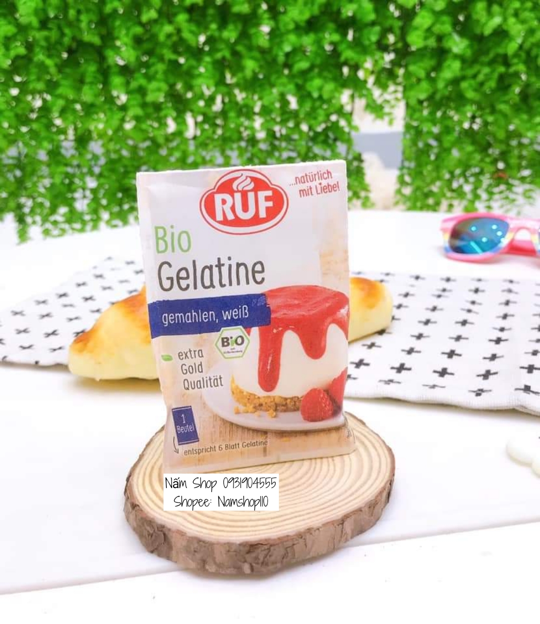 Bột Gelatin Hữu cơ Ruf 9g